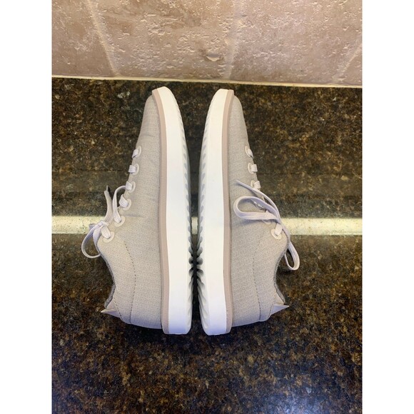 Allbirds Wool Piper Woven Sneaker Pewter Grey Blizzard Sole Size 7 EUC - Picture 8 of 11